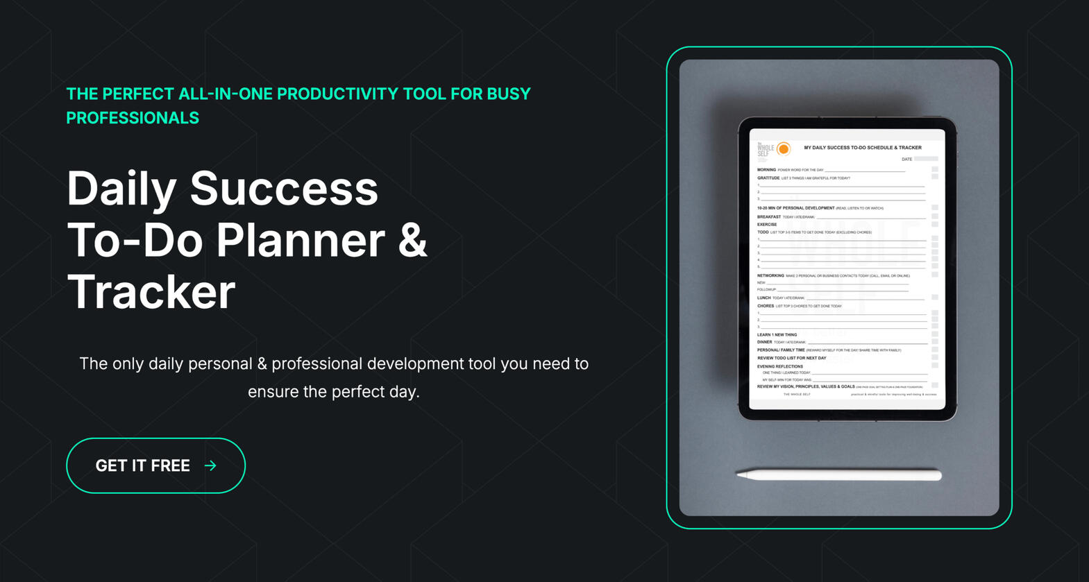 The Perfect All-In-One Daily Planner &amp; Tracker